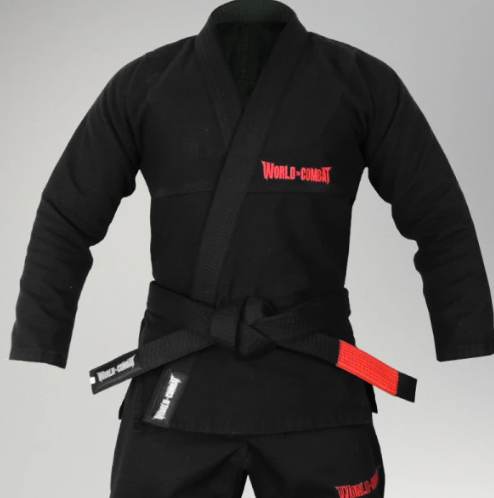 Kimono World Combat Jiu-Jitsu Shield - Preto